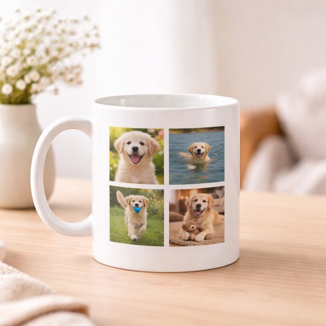 Gåva för husdjursälskare - fotokollage kaffemugg (Skapare uppladdad)