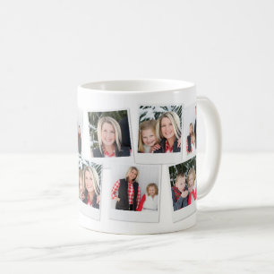 Gåva för jul för foto för kortCollagemorförä Kaffemugg