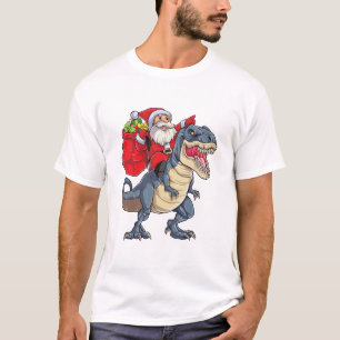 Gåva för jul för skjorta för rex T för Santa Shirt
