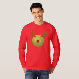 gåva för jul för T-tröja för bollrentennis rolig T-shirt