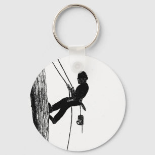 Gåva för julklapp för trädkirurgArborist Nyckelring