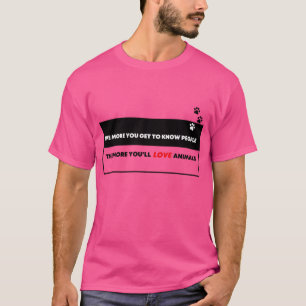 Gåva för kärlek till djur t shirt