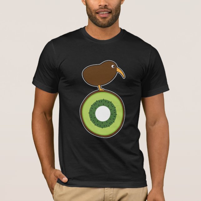 Gåva för kiwi för Kiwifågel rolig T Shirt (Framsida)