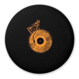 Gåva för musik för vinylskivspelareTurntable f Knopp