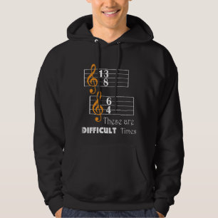 Gåva för musiker hoodie