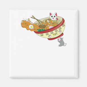 Gåva för nudlar för Ramen för skjorta för Kaw Magnet