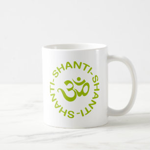 Gåva för Om Shanti Shanti Shanti Kaffemugg