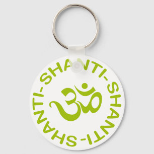 Gåva för Om Shanti Shanti Shanti Nyckelring