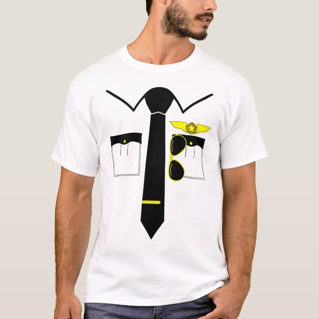 Gåva för pilot- flygplan för flygplan för t shirt (Framsida)