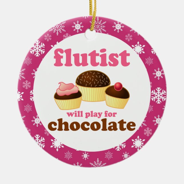 Gåva för prydnad för citationstecken för julgransprydnad keramik (Framsidan)