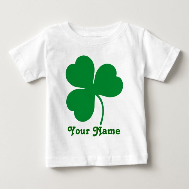 Gåva för st patrick's day för personligShamrock Tee (Framsida)