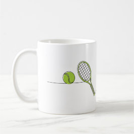 Gåva för tennis för tennisälskare | kaffemugg