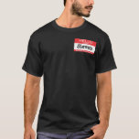 Gåva för ungkarlpartynamn bricka tröja<br><div class="desc">En underbar tittar ungkarlpartytshirt med en namn bricka som ska hjälpas att bemanna partycrashers för ogräs ut där precis för maten och drinkarna. Underbar issäkerhetsbrytare.  Namn bricka är delen av skjortan och den ska inte komen av ingen materia hur berusade eller vildattendees får.</div>
