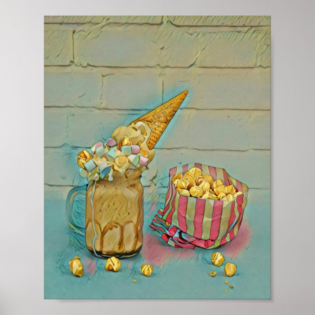 gåva från Ice kräm älskare Poster (Framsidan)