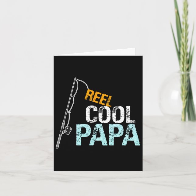 Gåva från sondotter sonson Riktigt cool pappa  Kort (Framsida)