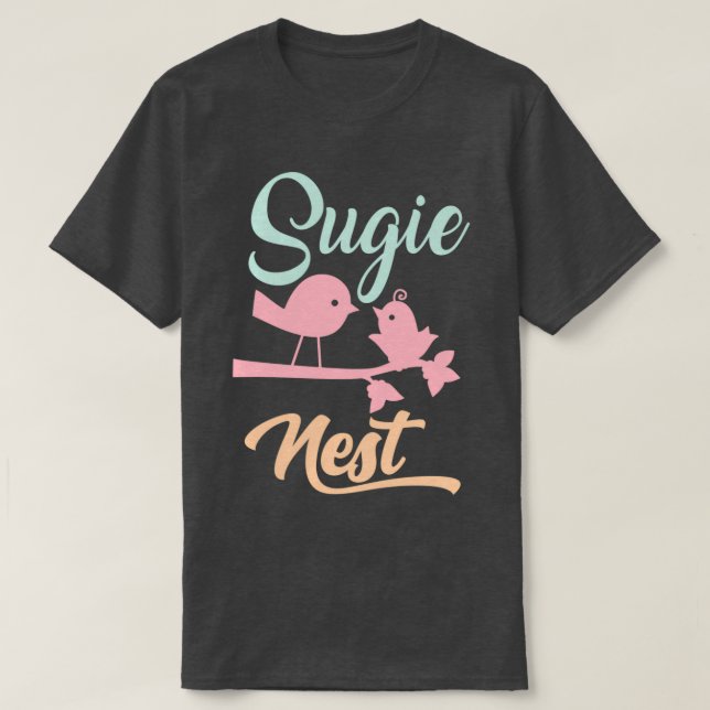 gåva från SUGIE Nest Mors dag  T Shirt (Design framsida)