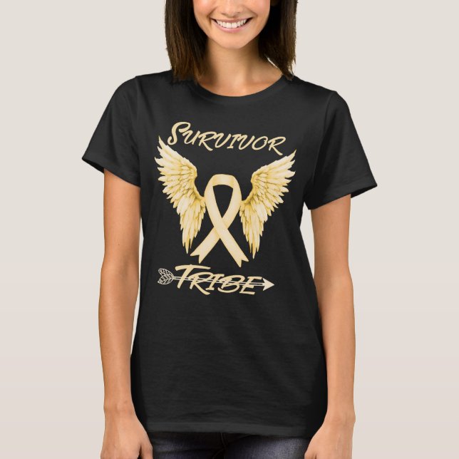 gåva om medvetandehöjande av cancer t shirt (Framsida)
