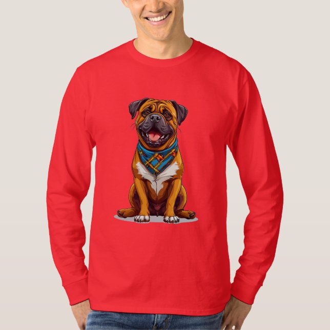 Gåva till boxerägare t shirt (Framsida)