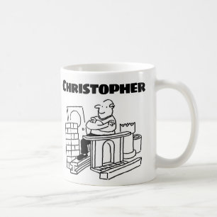 Gåva till en återvinningsgodsförsäljare med namn kaffemugg
