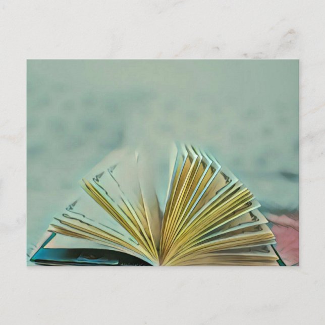 Gåva till läsälskare vykort (Framsida)