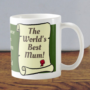 Gåva till Mamma att Personalisera. Kaffemugg
