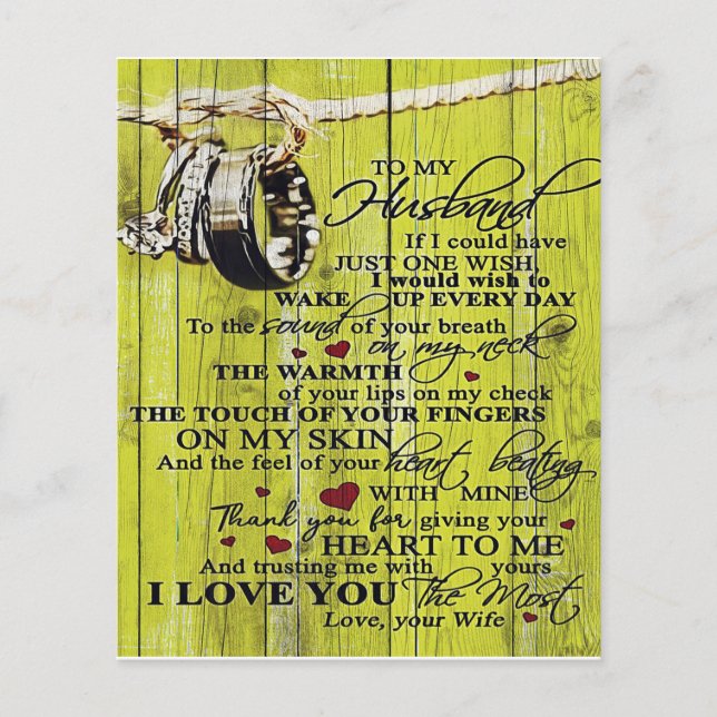 Gåva till min make | Brev till honom | (Framsida)