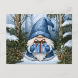 Gåva Tomte Helg Vykort