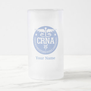 Gåvaidéer för Caduceus CRNA Frostat Ölglas