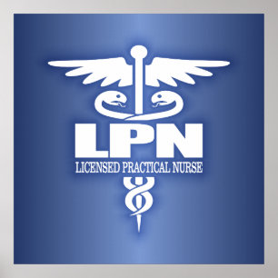 Gåvaidéer för Caduceus LPN Poster
