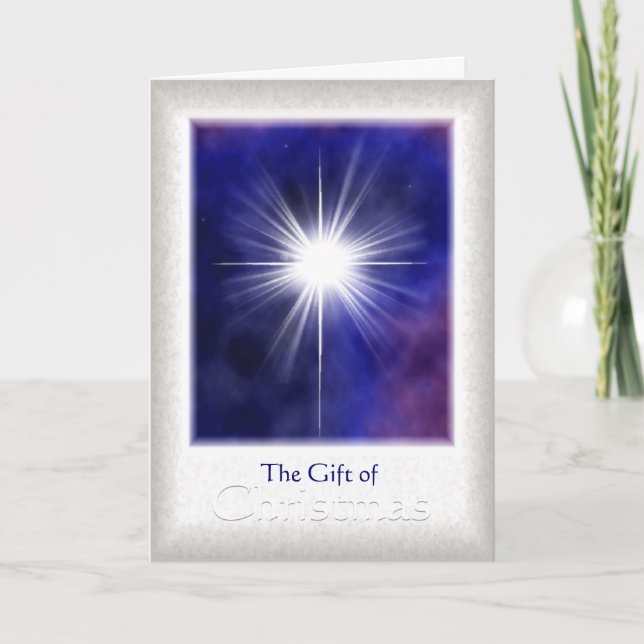 Gåvan av jul helgkort (Framsida)