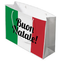 Gåvan för Buon Natale hänger lös den italienska