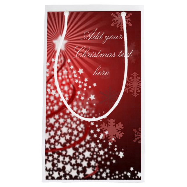 Gåvan för julstjärnaträd hänger lös (Framsidan)