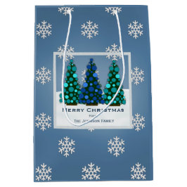 Gåvan för personligblåttjulgranen hänger lös