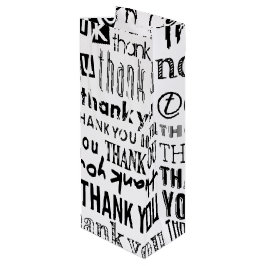 Gåvan för svart- & vitTACKtypografi hänger lös