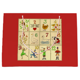 Gåvan hänger lös - stora glansiga TOLV DAGAR AV