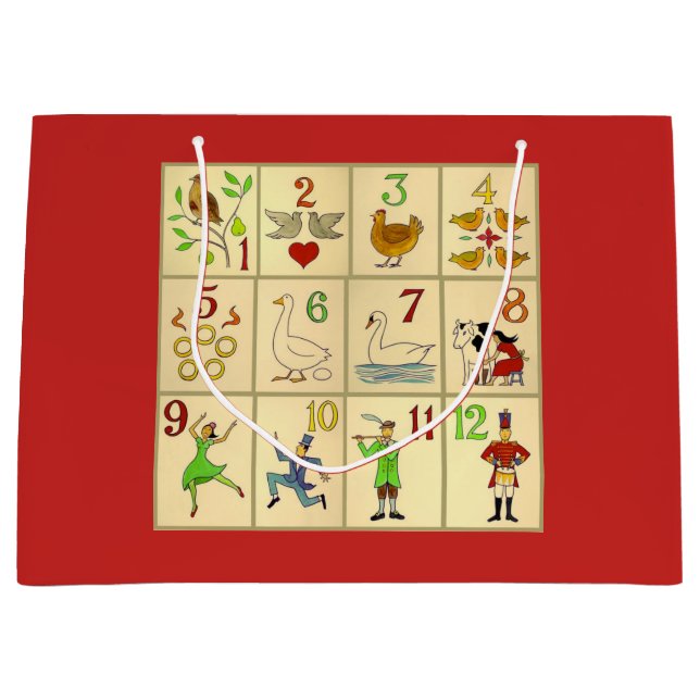 Gåvan hänger lös - stora glansiga TOLV DAGAR AV (Framsidan)