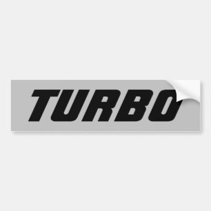 Gåvan "laddade TURBO" driver den diesel- Bildekal