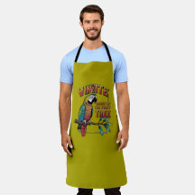 Gavande fjädrar: Klassisk papegoja på Gren