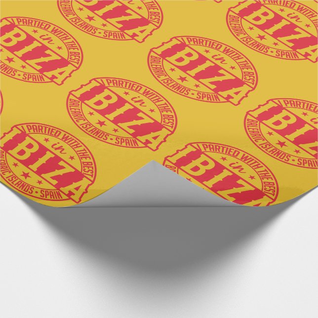 Gåvasjal för IBIZA Spanien Presentpapper (Hörn)