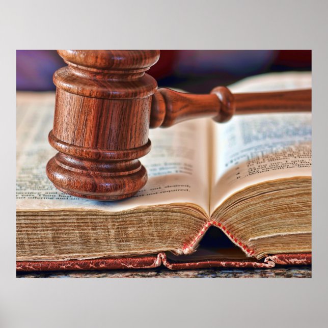 Gavel Bible Poster (Framsidan)