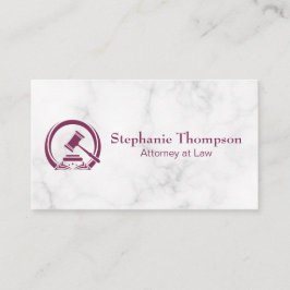 Gavel Logotyp | Lag och ordning Tidsbeställning Kort