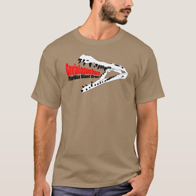 Gavialosuchus: Floridas Giant Croc T-Shirt (Framsida)