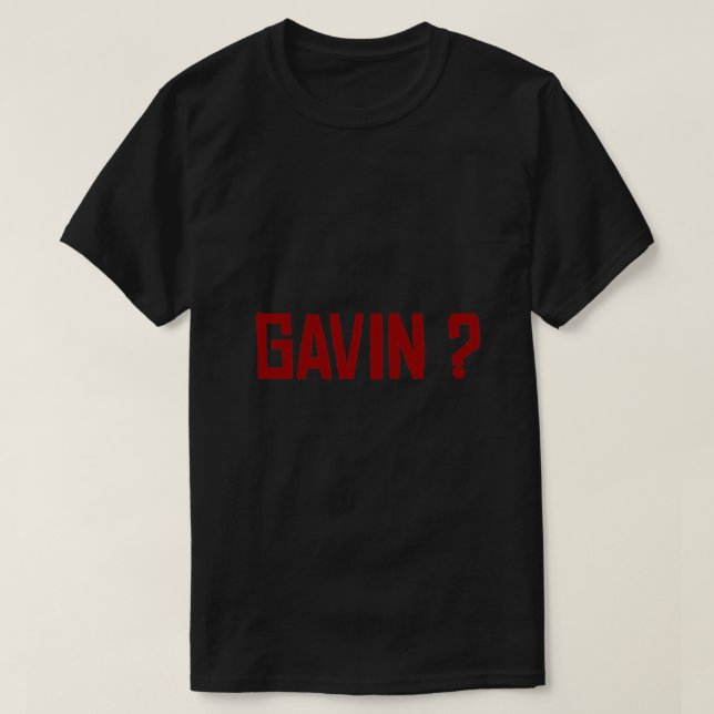 Gavin Funny RDR2 Graphic Classic T-Shirt (Design framsida)