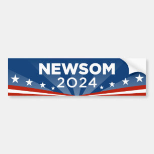 Gavin Newsom 2024 Bildekal
