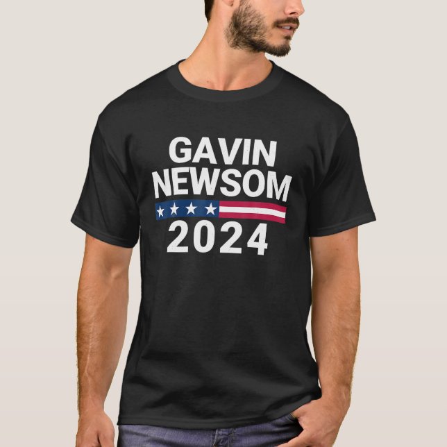 Gavin Newsom 2024 President Manar Women Vote Gavin T Shirt (Framsida)