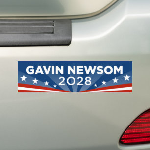 Gavin Newsom 2028 Bildekal