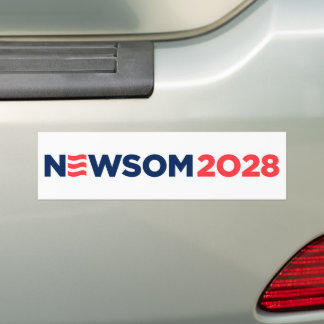 Gavin Newsom 2028 Bildekal