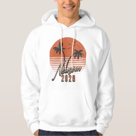 Gavin Newsom 2028 För President Palmträd Solnedgån Hoodie