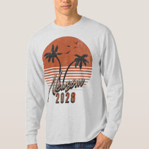 Gavin Newsom 2028 För President Palmträd Solnedgån T Shirt