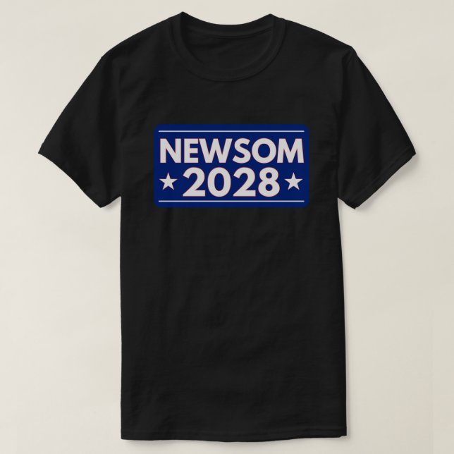 Gavin Newsom 2028 T Shirt (Design framsida)